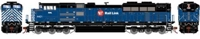 G2 SD70ACe EMD 4401 of the Montana RailLink - digital sound fitted