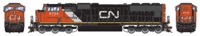 G75823 SD75I EMD 5733 of the Canadian National - digital sound fitted