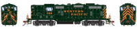 G82209 GP7 EMD 708 of the Western Pacific 
