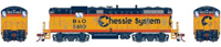 G82305 GP7 EMD 5610 of the Chessie System (B&O) - digital sound fitted