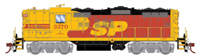 G82359 GP9E EMD 3370 of the Southern Pacific - digital sound fitted