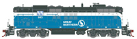 G82375 GP9 EMD 683 of the Great Northern - digital sound fitted