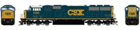 SD60M EMD 8765 of CSX - digital sound fitted