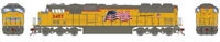 SD60M EMD 2457 of the Union Pacific - digital sound fitted