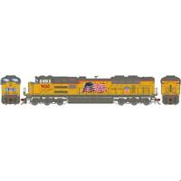 EMD SD70ACe of the Union Pacific 9010 - digital sound fitted