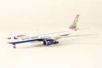 GJBAW717 Boeing B777-236ER British Airways G-VIIK Animals and Trees - Africa - World Tail colours
