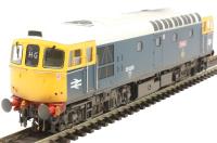 Class 33/0 33025 "Sultan" in BR blue with silver roof - weathered