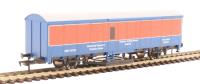 Track cleaning wagon in BR research department red and blue - RDB787319
