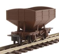 Snailbeach District Railway 4-wheel hopper wagon in plain brown