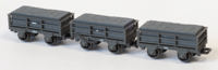 GR323 2T Ffestiniog Railway Welsh Slate Wagon Dark Grey Triple Pack