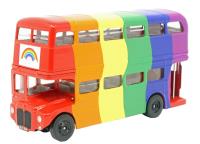 GS82337 London Bus - Rainbow