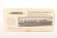 GWR 1936 GWR Diesel Rail car Kit (Motor not included)