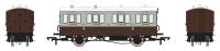 4 wheel 1st in GCR French Grey and brown - with working lighting