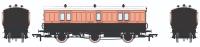 6 wheel full brake in LSWR Salmon and Brown - Sold out on pre-order