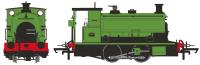 Andrew Barclay 0-4-0ST 16" in lined apple green - unnumbered