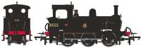 SECR P Class 0-6-0T 31555 in BR black with early emblem