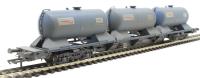 Rail Head Treatment Train 'Water' wagon with 3 water modules to extend either RHTT pack to 3 wagons - weathered