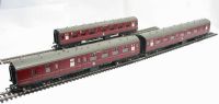 "Talisman" BR Mk1 passenger coaches in BR maroon (unboxed) - Pack of 3