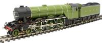 Class A3 4-6-2 unnumbered with single chimney, standard dome and unstreamlined corridor tender in LNER Grass Green 1929-1948