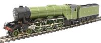 Class A3 4-6-2 unnumbered with single chimney, banjo dome and unstreamlined non-corridor tender in LNER Grass Green 1934-1948