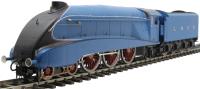 Class A4 4-6-2 unnumbered with single chimney and streamlined corridor tender in LNER Garter blue 1938-1941 & 1946-1948