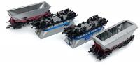 HAA hopper wagon with blue cradle - pack of 3 - Exclusive to KMS Railtech & Trains4U
