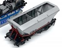 HAA hopper wagon with EWS maroon cradle - pack of 3 - Exclusive to KMS Railtech & Trains4U