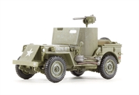 HG1602 US Willys MB Jeep with armour shields WWII, Europe 1944