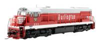 HN2215 U25C GE 553 of the Burlington Route