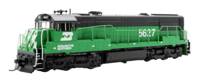 HN2217 U25C GE 5627 of the Burlington Northern