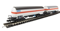 HN6085 Set x 2 gas tank wagons: GATX Rail Germany DB