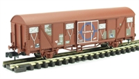 HN6093 Closed wagon J1 Transfesa - Patched and weathered