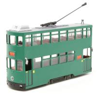 HQ04 Hong Kong 6th generation tram in green - static model