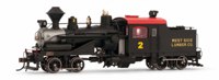 HR2880S Heisler 2-Truck Steam Locomotive, Westside Lumber #2 - digital sound fitted