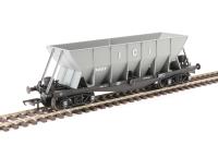 ICI Hopper wagon 3203 in mid grey body with black underframes and bogies. 1936 - 1950s