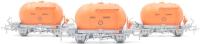 CIE 4-wheel cement 'bubble' carriers in CIE orange & grey - Pack of 3 - E