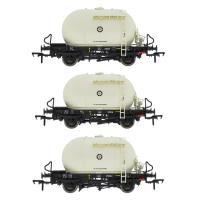 CIE 4-wheel cement 'bubble' carriers in CIE ivory - Pack of 3 - G