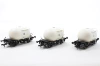 CIE 4-wheel cement 'bubble' carriers in CIE ivory - Pack of 3
