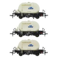 CIE 4-wheel cement 'bubble' carriers in Irish Cement ivory - Pack of 3 - H