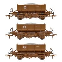 CIE 4-wheel ballast wagons in CIE bauxite - Pack of 3 - C - 24147, 24252 & 24258