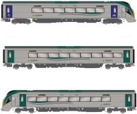 IE 22000 Class 'ICR' 3-car unit in Irish Rail grey & green (post-2020 with blue doors/ cycle graphic) - Digital Sound fitted