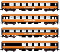 IRM1248A CIE Mk2B/C in CIE 'Intercity' orange and black - pack of 4 - Version A