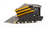 BR Independent Snowplough in BR black with wasp stripes - ADB965226 - 'Buxton TMD'