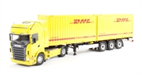 J5665 Scania R580 and Krone Box Liner in DHL livery