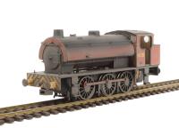 Austerity 0-6-0ST 1763 in NCB Peckfield Colliery lined maroon with chevrons - very heavily weathered - Limited Edition of 200