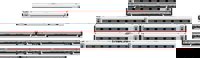 K10951 Kato 10951 DB ICE 4 - DB BR 412 5-tlg. 5 Car Add-on Set