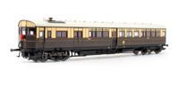 GWR Steam Railmotor number 61 in GWR Chocolate and Cream. (Kernow Exclusive)