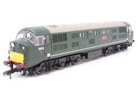 Class 41 Warship D603 "Conquest" in BR Green with small yellow ends, headcode disks and mesh grilles. (Kernow Exclusive)