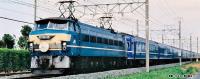3090-3 JR EF66-0 Late Stage Blue Train Electric Locomotive