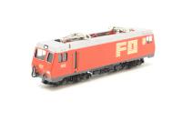 KB1055 HGe 4/4 II 102 of the FO - scratchbuilt body on Marklin Z gauge chassis - loose body